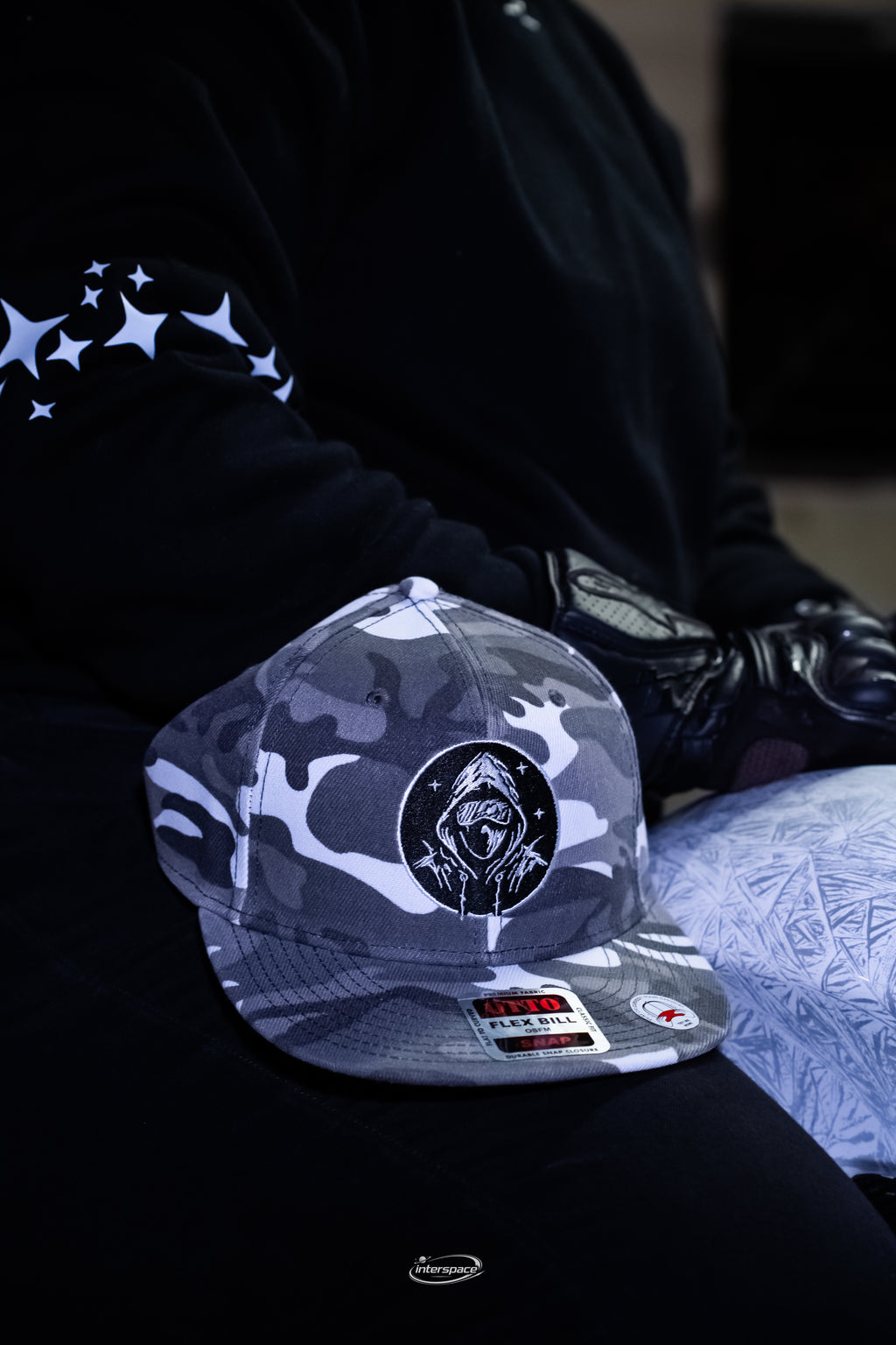 Interspace Camo Hat 1of1 s (B&W Logo)