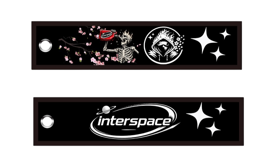 Sakura Interspace Skeleton Key Chain